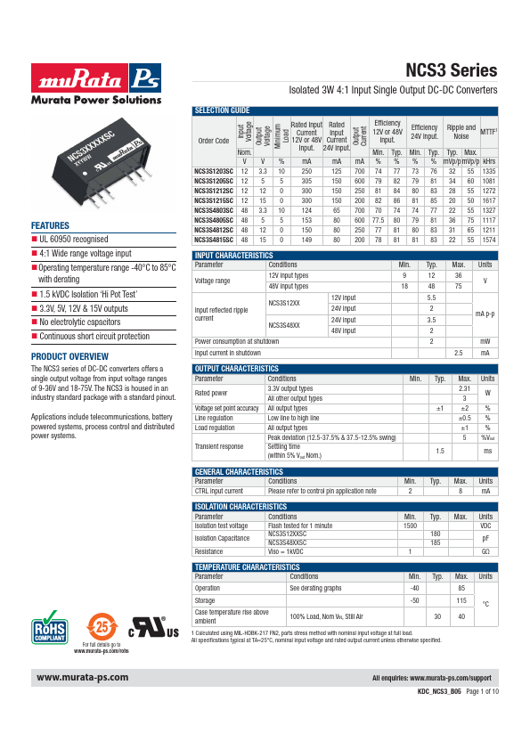 NCS3S4815SC