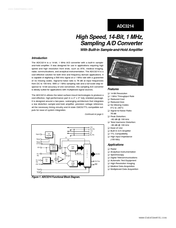 <?=ADC3214?> डेटा पत्रक पीडीएफ