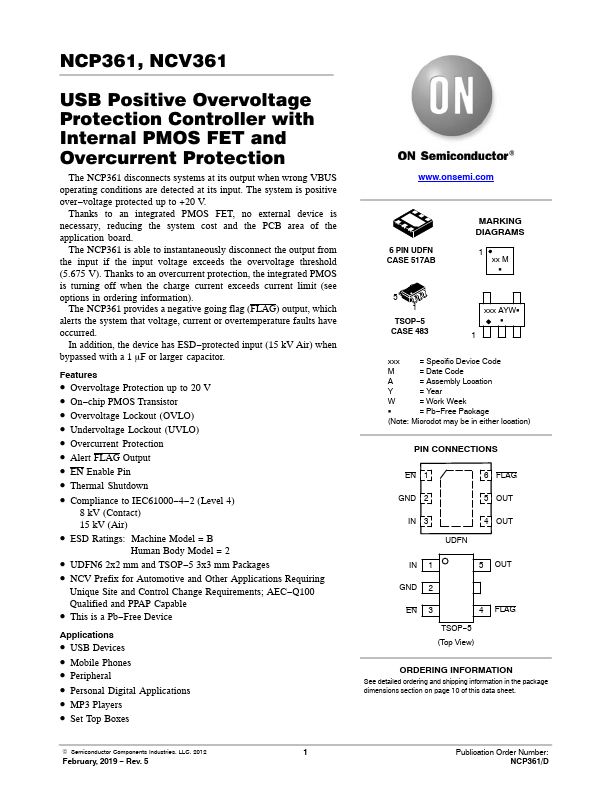 NCP361 ON Semiconductor