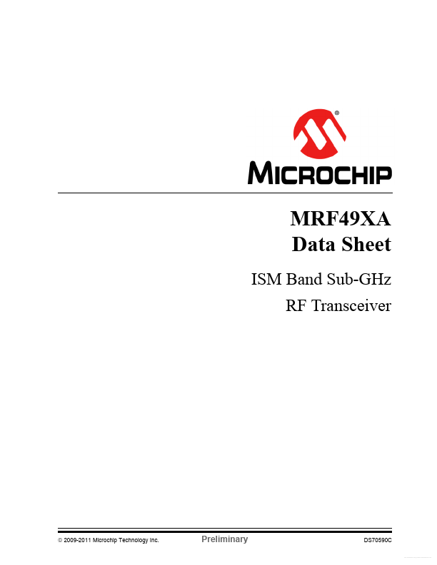 MRF49XA Microchip