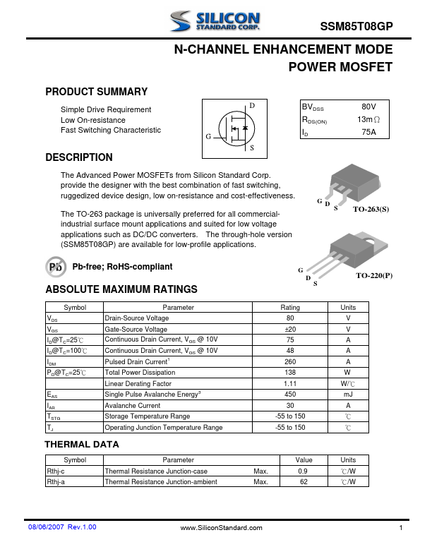 SSM85T08GP