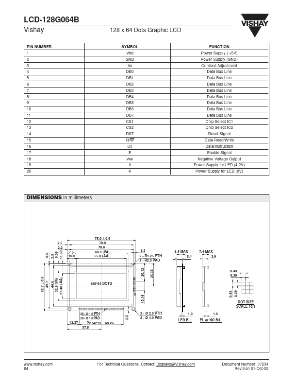 LCD-128G064B