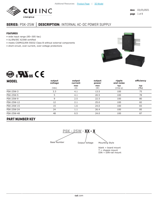 PSK-25W-15