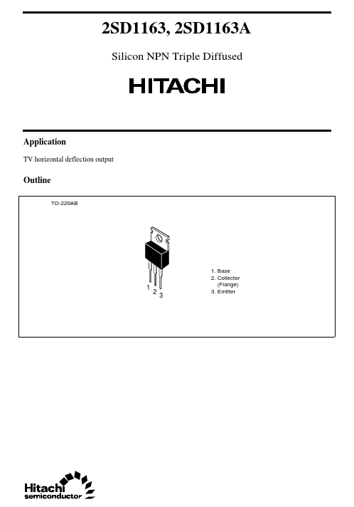 2SD1163A Hitachi Semiconductor