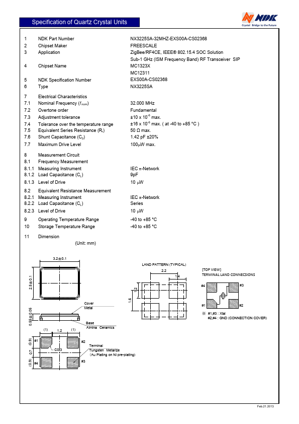 NX3225SA-32MHZ-EXS00A-CS02368