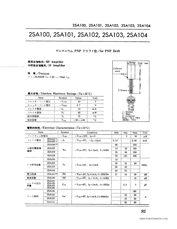 2SA104 ETC