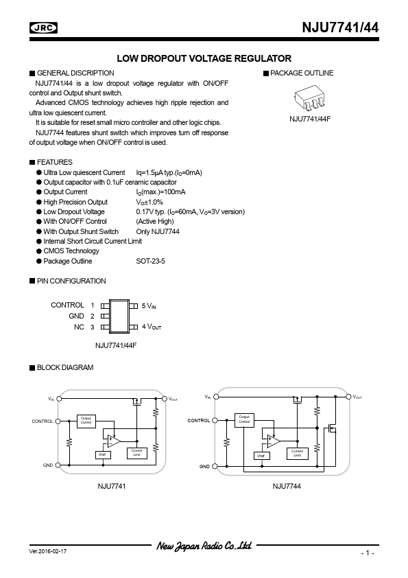 <?=NJU7744?> डेटा पत्रक पीडीएफ