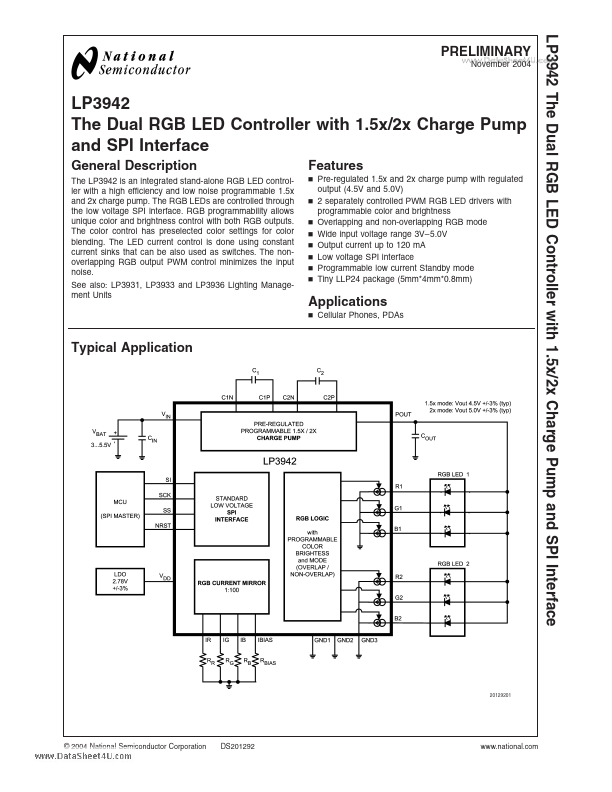 LP3942 National Semiconductor