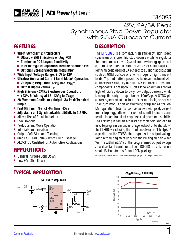 LT8609S Linear Technology