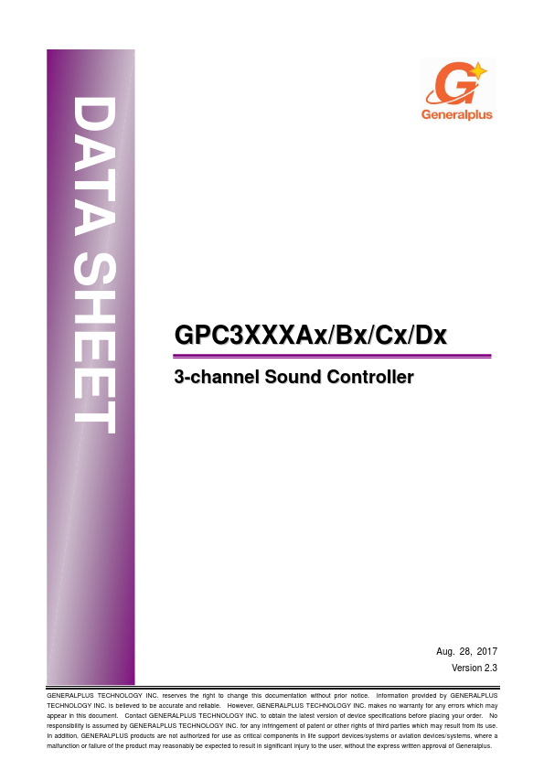 GPC3092A Generalplus