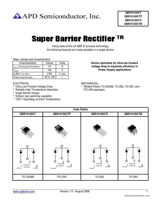 SBR10150CT