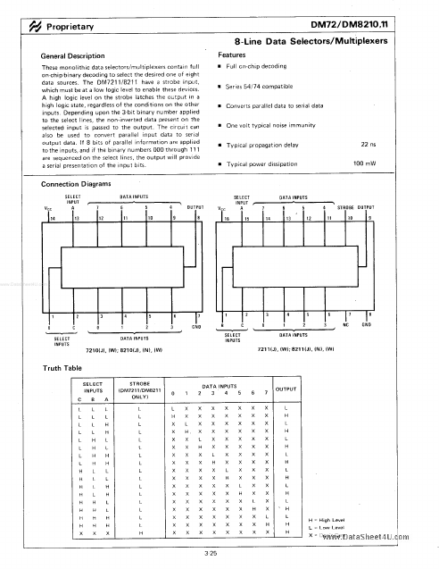 DM8210 National Semiconductor