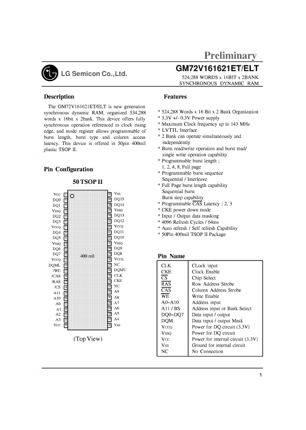 <?=GM72V161621ELT?> डेटा पत्रक पीडीएफ