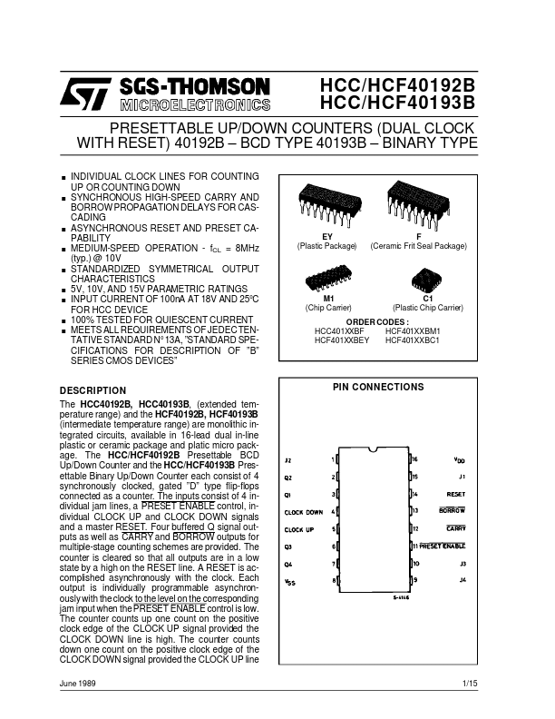 HCF40192B