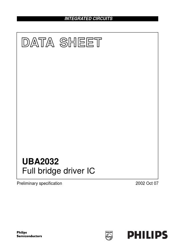 <?=UBA2032?> डेटा पत्रक पीडीएफ