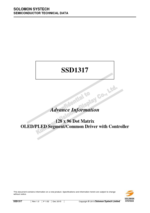 SSD1317