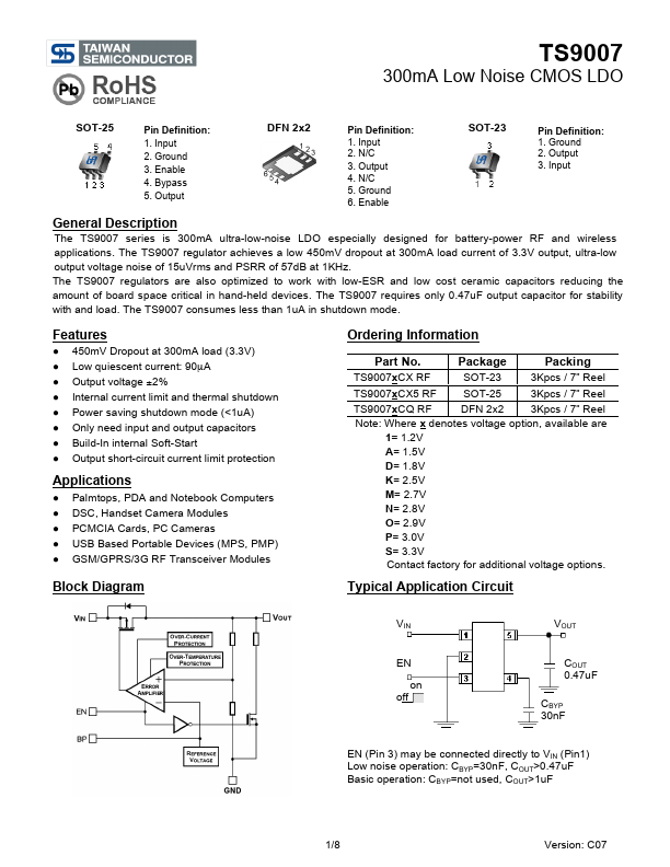 TS9007 Taiwan Semiconductor