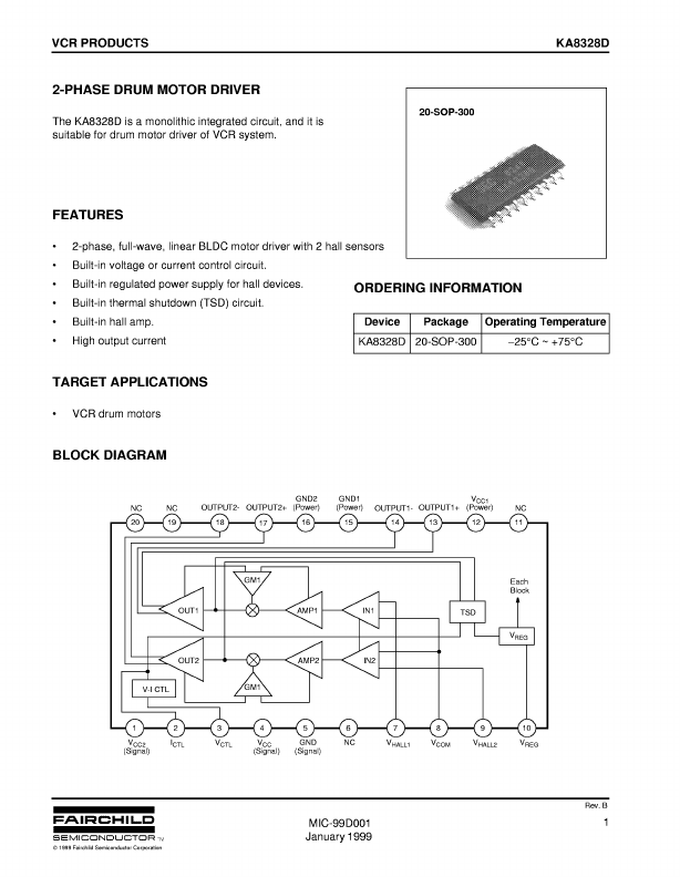 KA8328D Fairchild Semiconductor