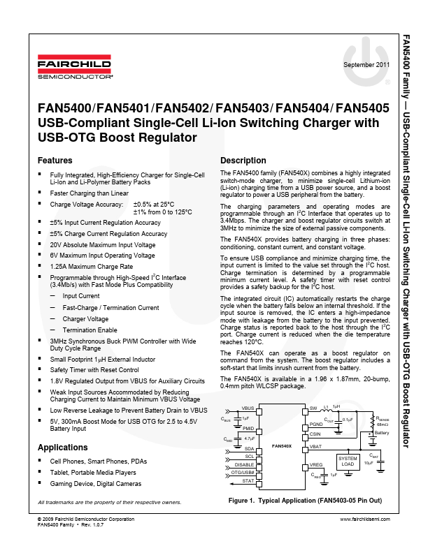 FAN5405 Fairchild Semiconductor