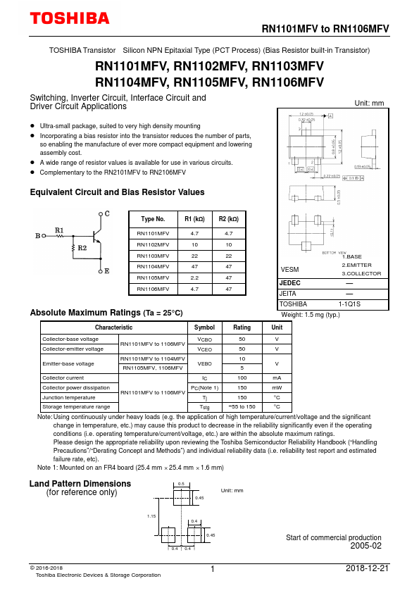 RN1105MFV