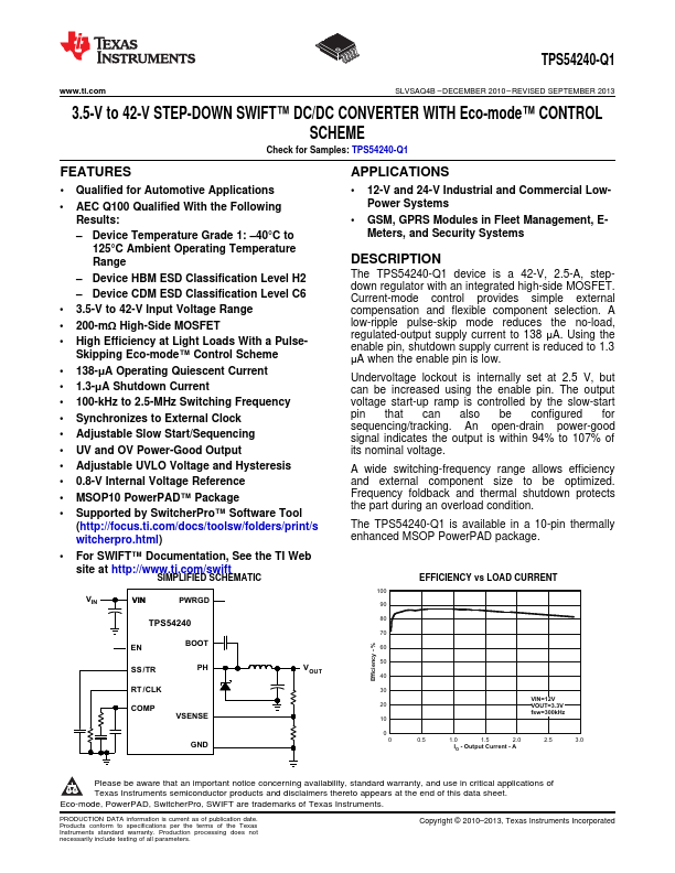 TPS54240-Q1 Texas Instruments