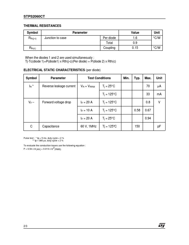 STPS2060CT