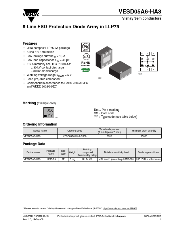 VESD05A6-HA3