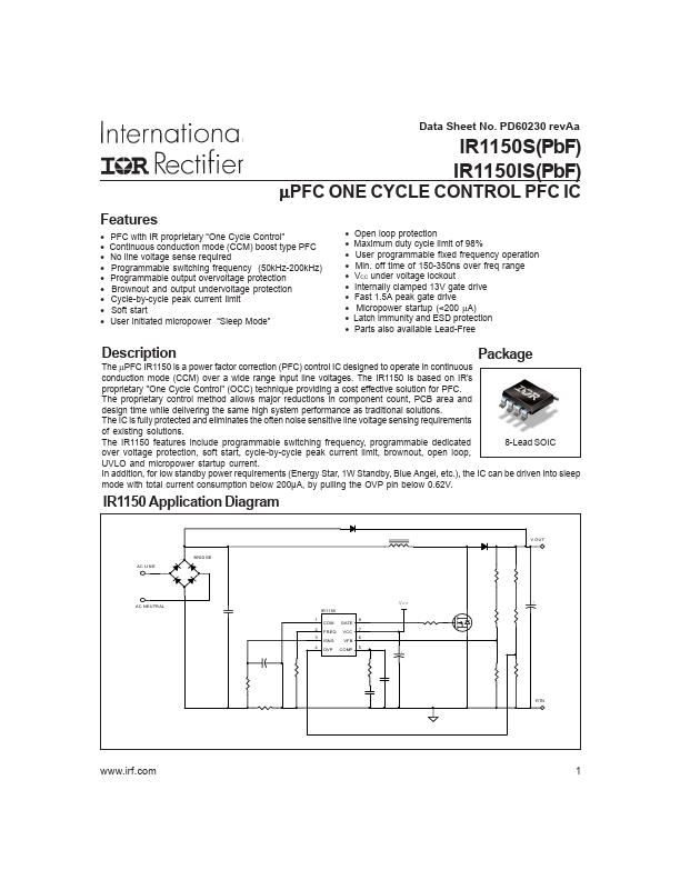 IR1150ISPBF International Rectifier