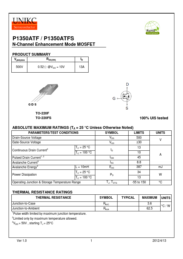 P1350ATF UNIKC