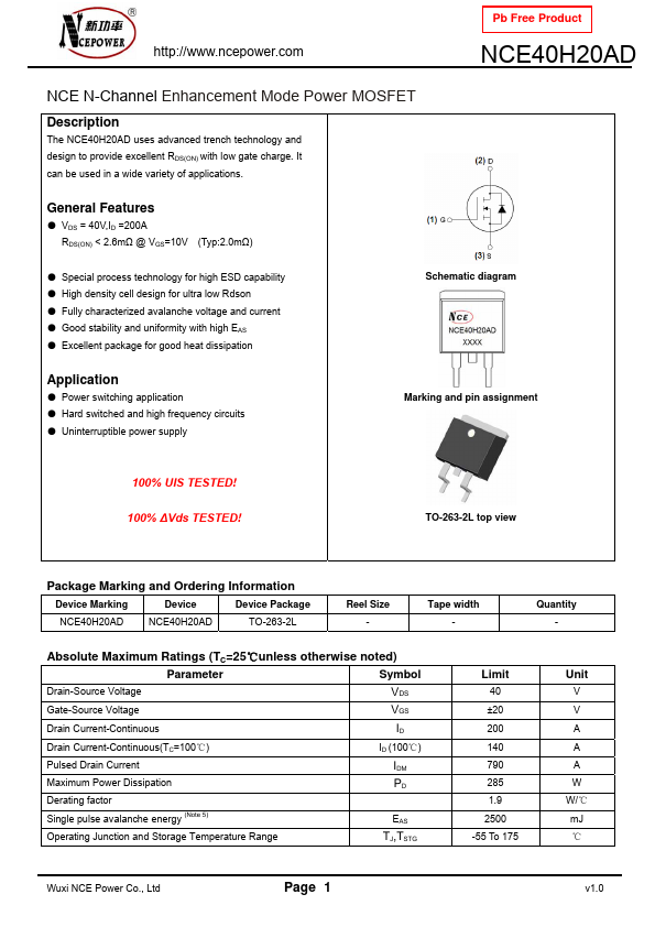 NCE40H20AD