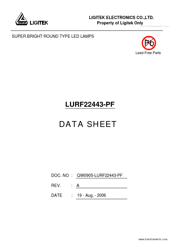 <?=LURF22443-PF?> डेटा पत्रक पीडीएफ