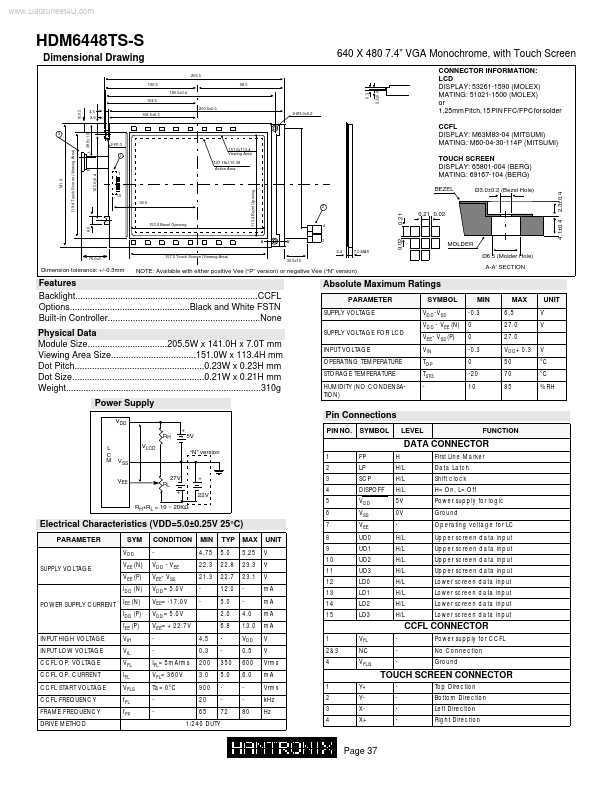 <?=HDM6448TS-S?> डेटा पत्रक पीडीएफ