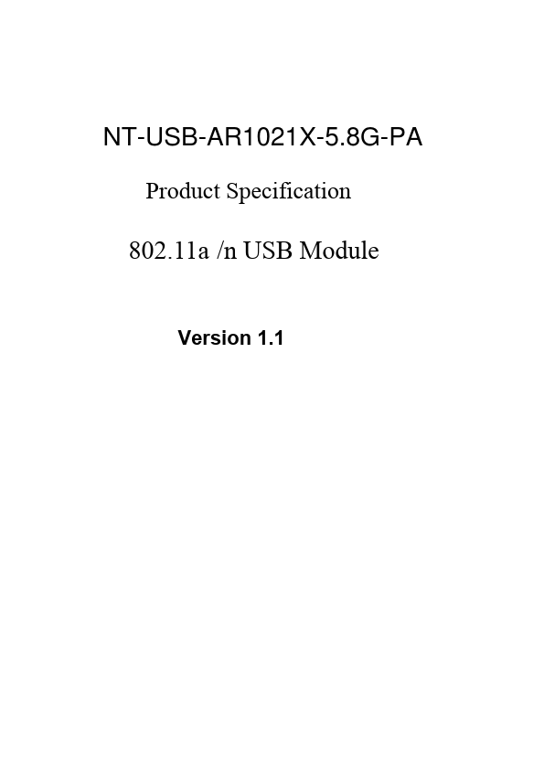 NT-USB-AR1021X-5.8G-PA