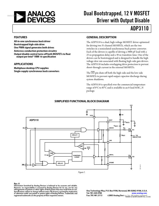 <?=ADP3110?> डेटा पत्रक पीडीएफ