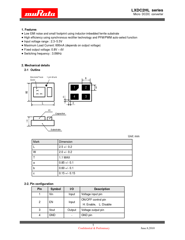 <?=LXDC2HL15A-051?> डेटा पत्रक पीडीएफ