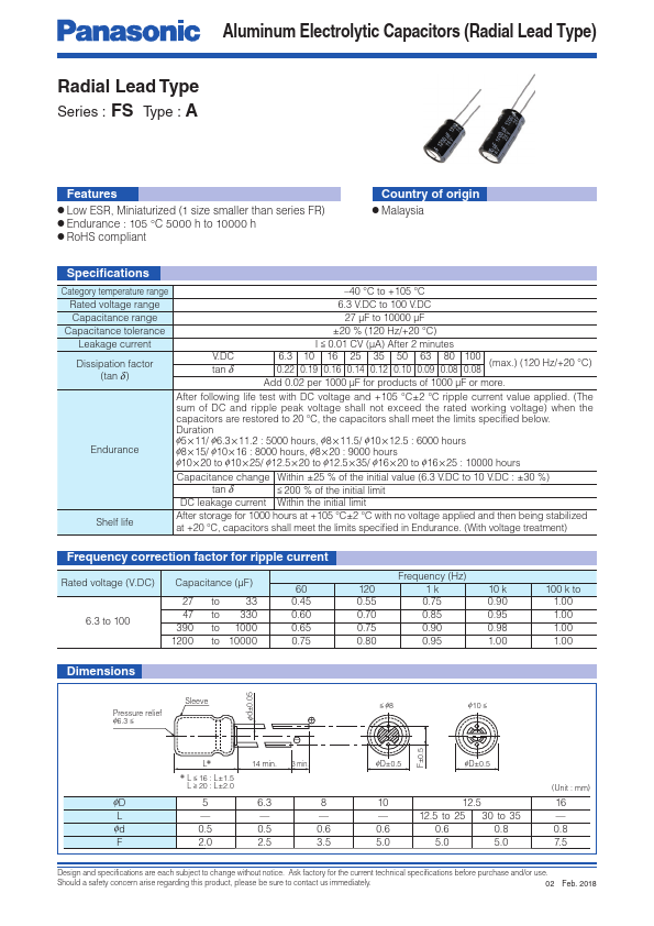 EEUFS2A271L