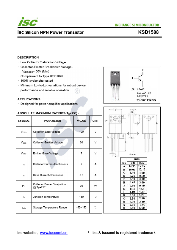 KSD1588