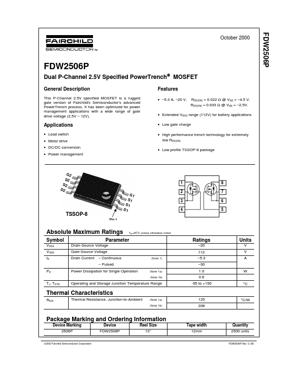 <?=FDW2506P?> डेटा पत्रक पीडीएफ