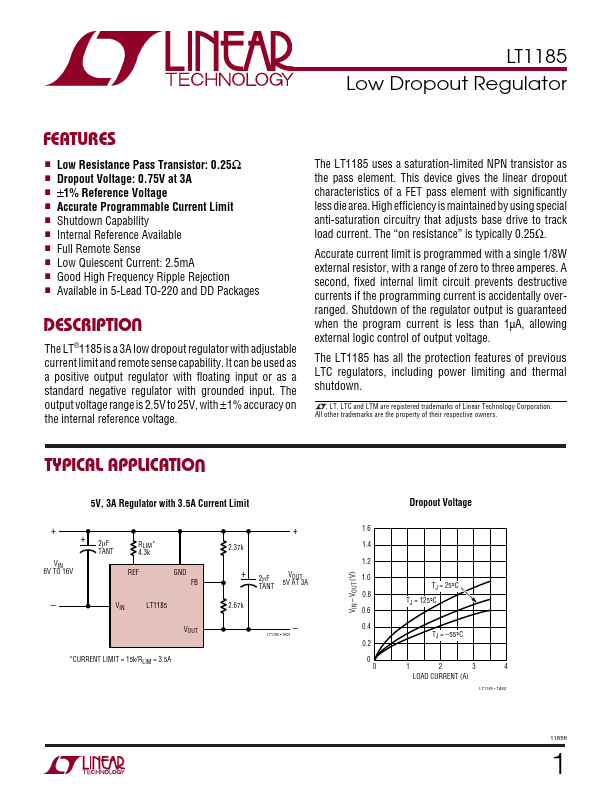 LT1185 Linear Technology