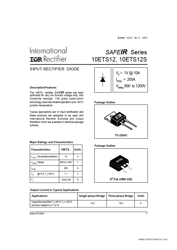 10ETS12S International Rectifier