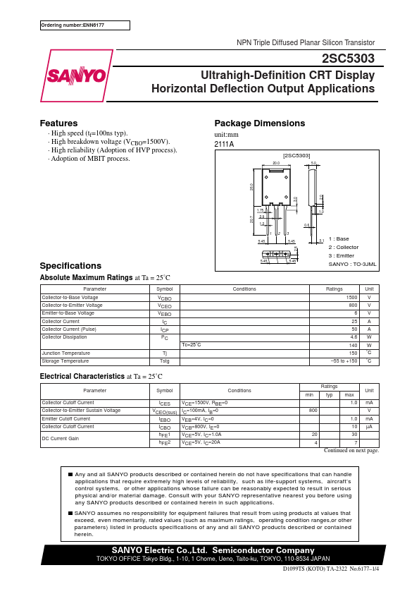 C5303 Sanyo Semicon Device