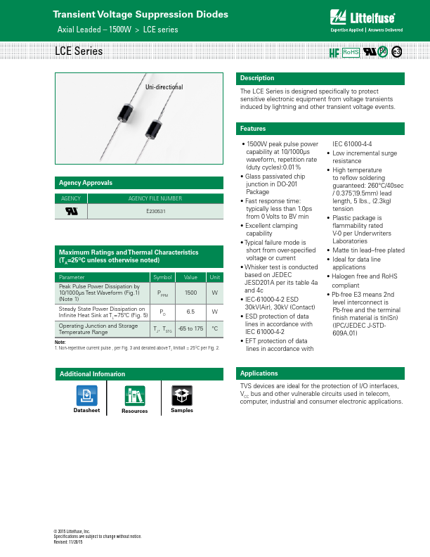 LCE54A Littelfuse