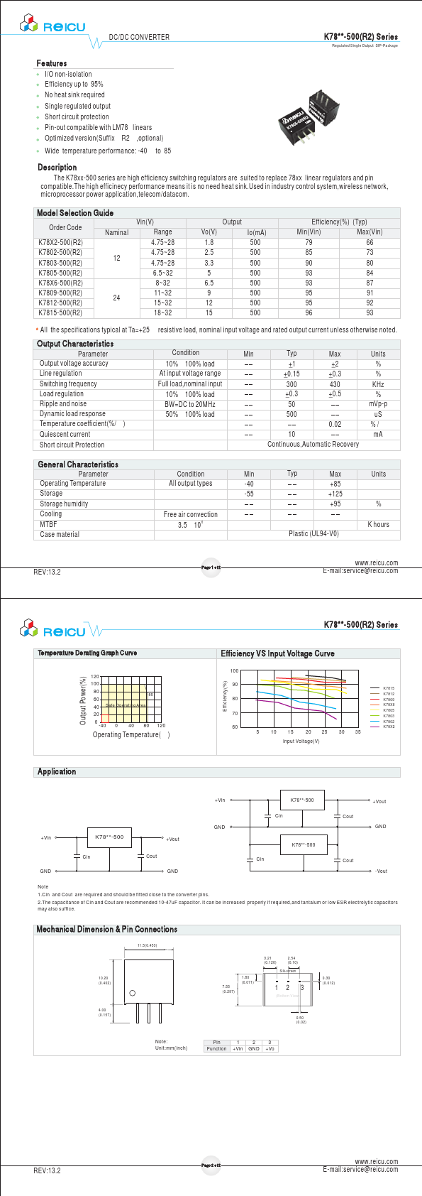 K78X2-500R2 REICU