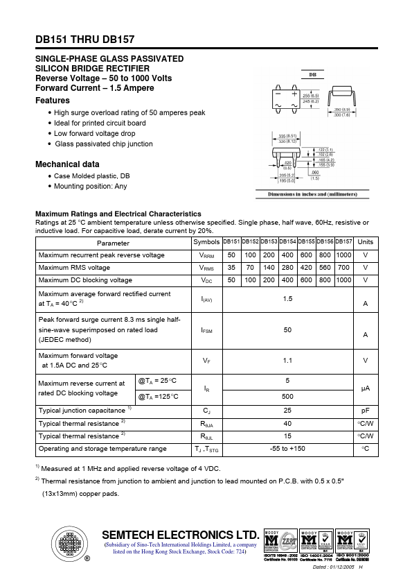 DB152 SEMTECH