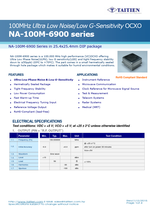 NA-100M-6910 Taitien