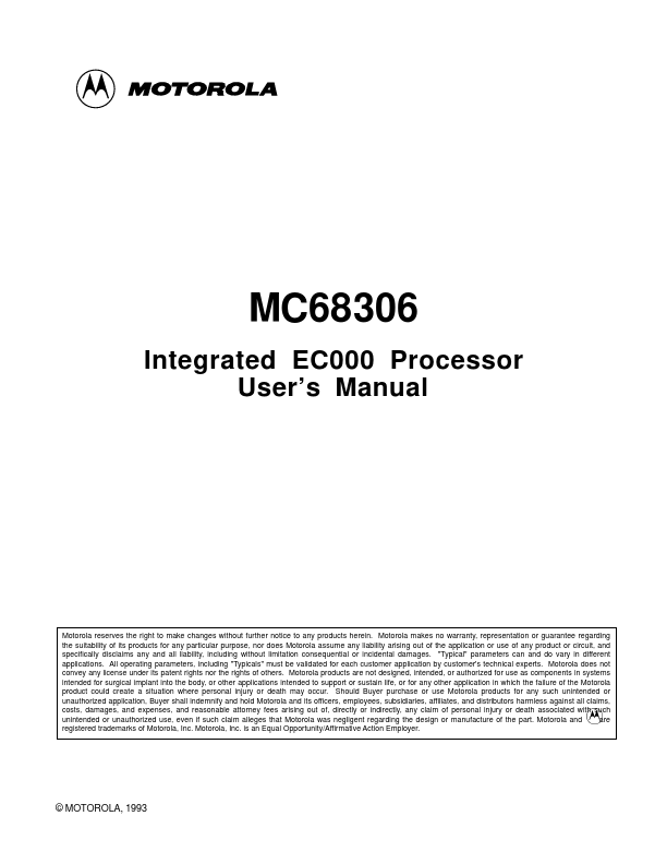 MC68306 Motorola