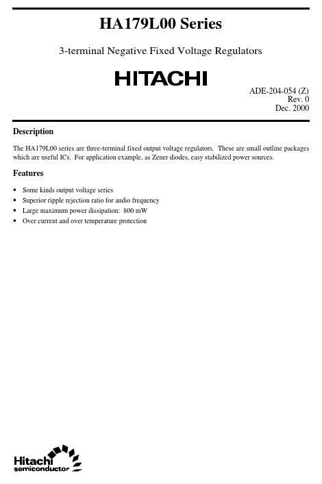 HA179L09 Hitachi Semiconductor