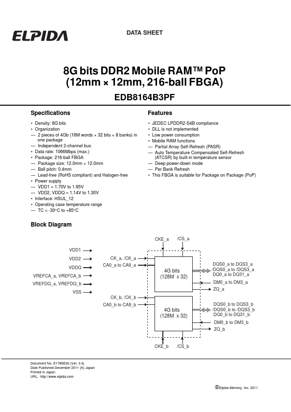 <?=EDB8164B3PF?> डेटा पत्रक पीडीएफ