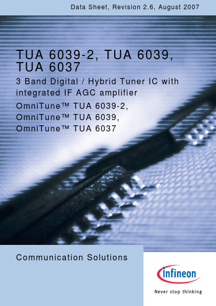 TUA6039-2 Infineon Technologies