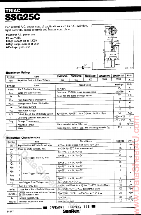 <?=SSG25C60?> डेटा पत्रक पीडीएफ